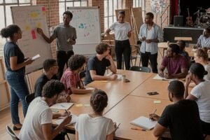 Iniciativa na Casa MEL busca qualificar artistas e produtores para o acesso a editais e políticas públicas em diversas áreas da economia criativa.