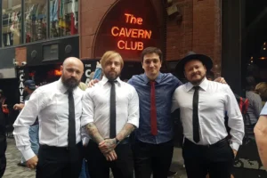 Banda gaúcha The Beatles no Acordeon anuncia show em Porto Alegre antes de representar o Brasil em festival mundial em LiverpoolImagem: Leandro Tutchenhagen / Divulgação