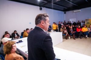 Lideranças políticas, comunitárias e empresariais apresentaram demandas para a construção do plano de governo do pré-candidato ao Piratini, Luciano Zucco (PL). Foto: Reprodução