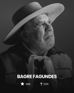 O músico e compositor Euclides Fagundes Filho, eternizado como Bagre Fagundes, faleceu neste domingo (2), em Porto Alegre. Reprodução/Redes sociais